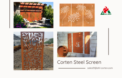 Corten Steel Privacy Screen